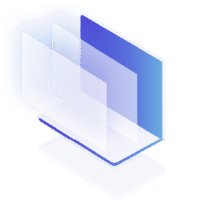 Layered windows graphic representing video editing and production services for Rhode Island businesses”